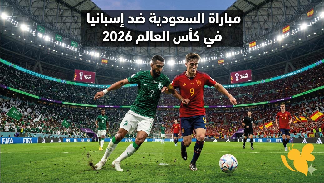 تعرف على موعد مباراة السعودية ضد إسبانيا في كأس العالم 2026 والقنوات الناقلة تعرف على موعد مباراة السعودية ضد إسبانيا في كأس العالم 2026 والقنوات الناقلة