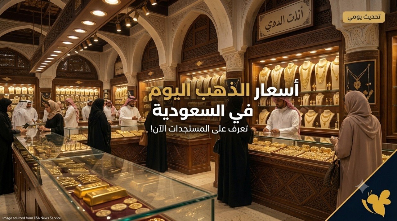 أسعار الذهب في السعودية اليوم الإثنين 20 يوليو 2026.. تراجع طفيف وعيار 21 يسجل 422.56 ريال أسعار الذهب في السعودية اليوم الإثنين 20 يوليو 2026.. تراجع طفيف وعيار 21 يسجل 422.56 ريال