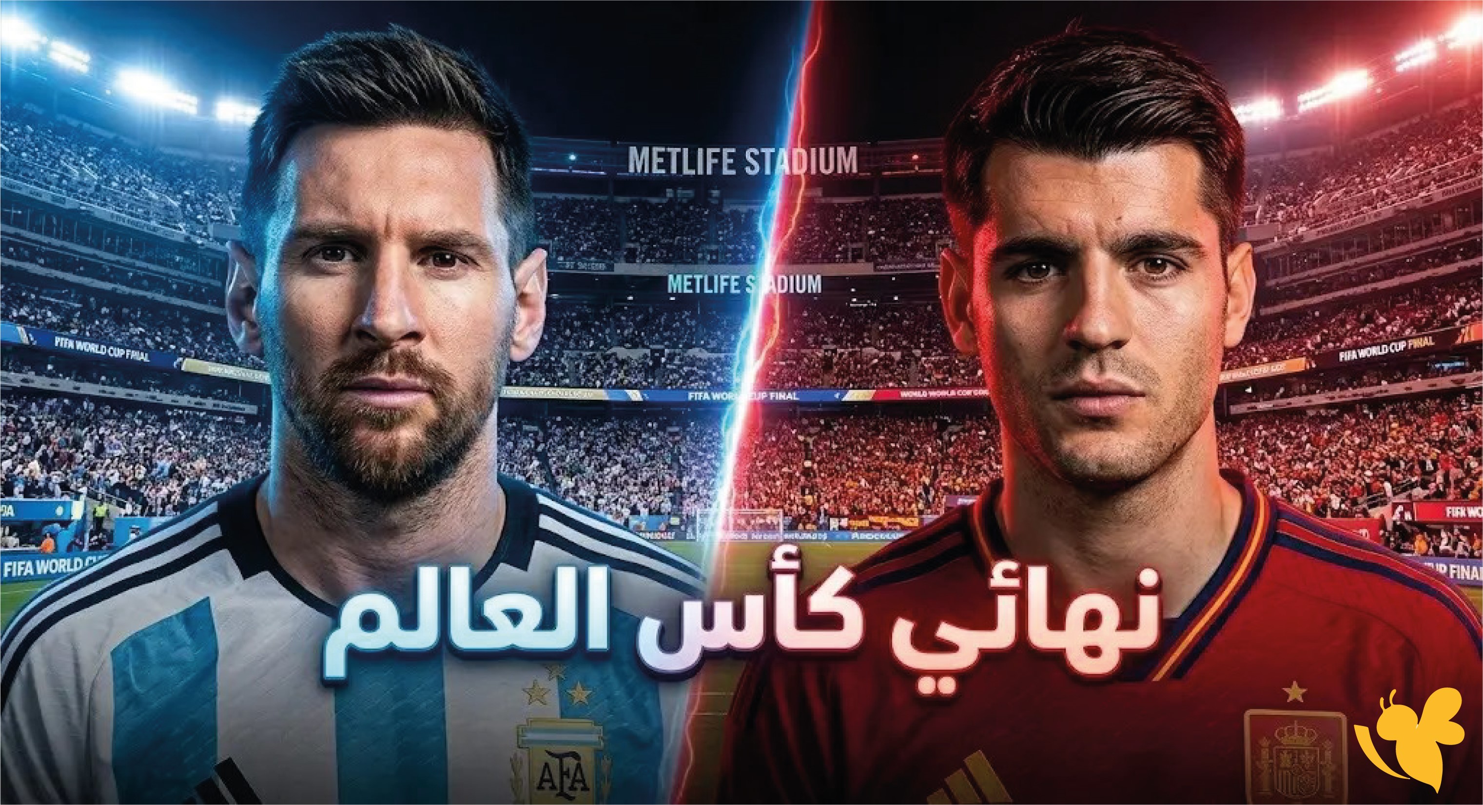 إسبانيا تكتب التاريخ.. لقب مونديال 2026 يحسم بهدف ميرينو في شباك الأرجنتين إسبانيا تكتب التاريخ.. لقب مونديال 2026 يحسم بهدف ميرينو في شباك الأرجنتين