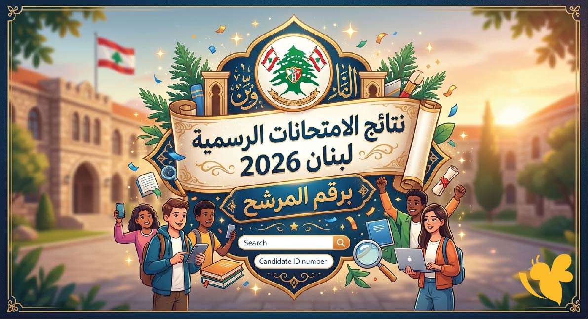 نتائج الامتحانات الرسمية لبنان 2026 برقم المرشح.. رابط وزارة التربية وخطوات الاستعلام عن النتيجة نتائج الامتحانات الرسمية لبنان 2026 برقم المرشح.. رابط وزارة التربية وخطوات الاستعلام عن النتيجة