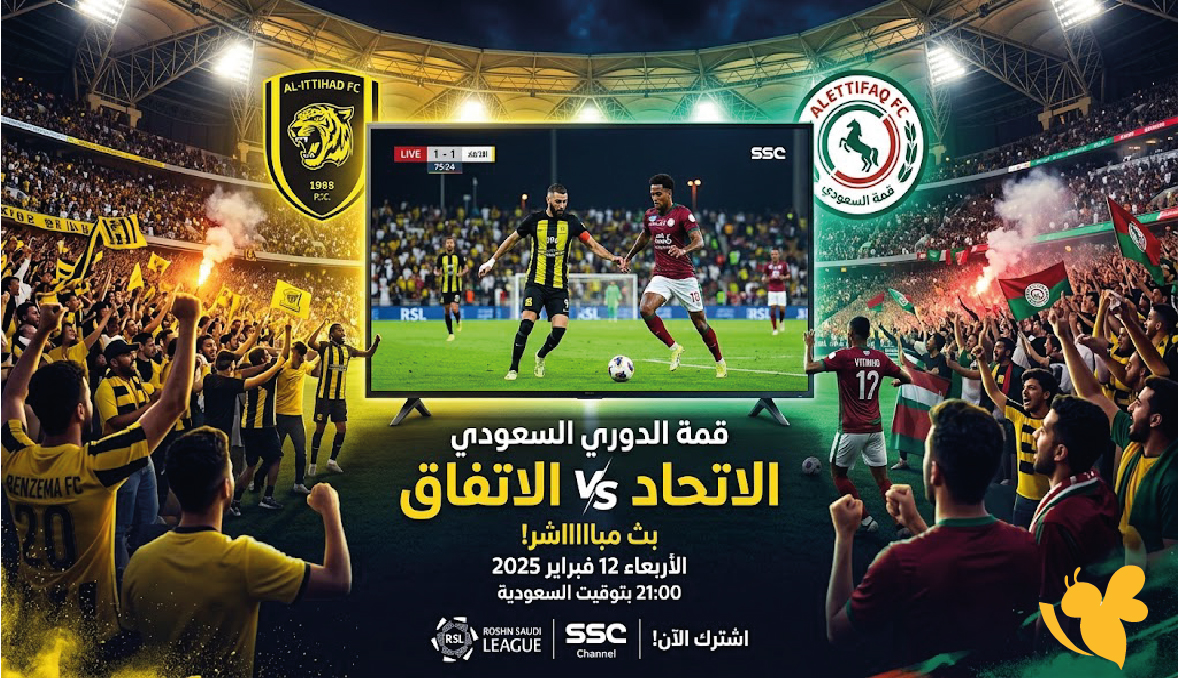 تابع البث المباشر لمباراة الاتحاد ضد الاتفاق في الجولة العاشرة من دوري روشن