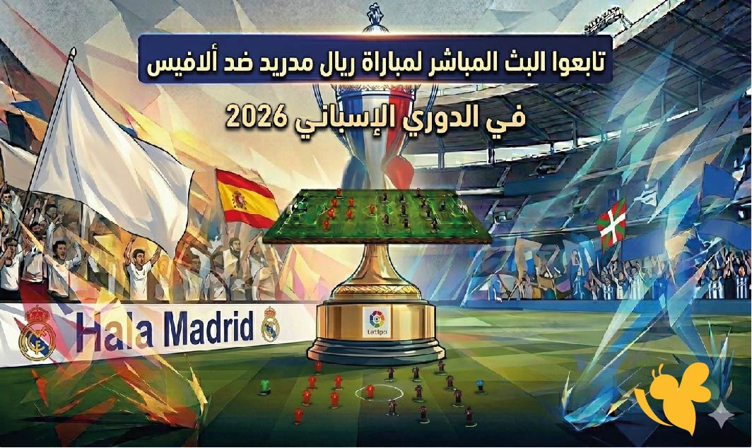 تابعوا البث المباشر لمباراة ريال مدريد ضد ألافيس في الدوري الإسباني 2026
