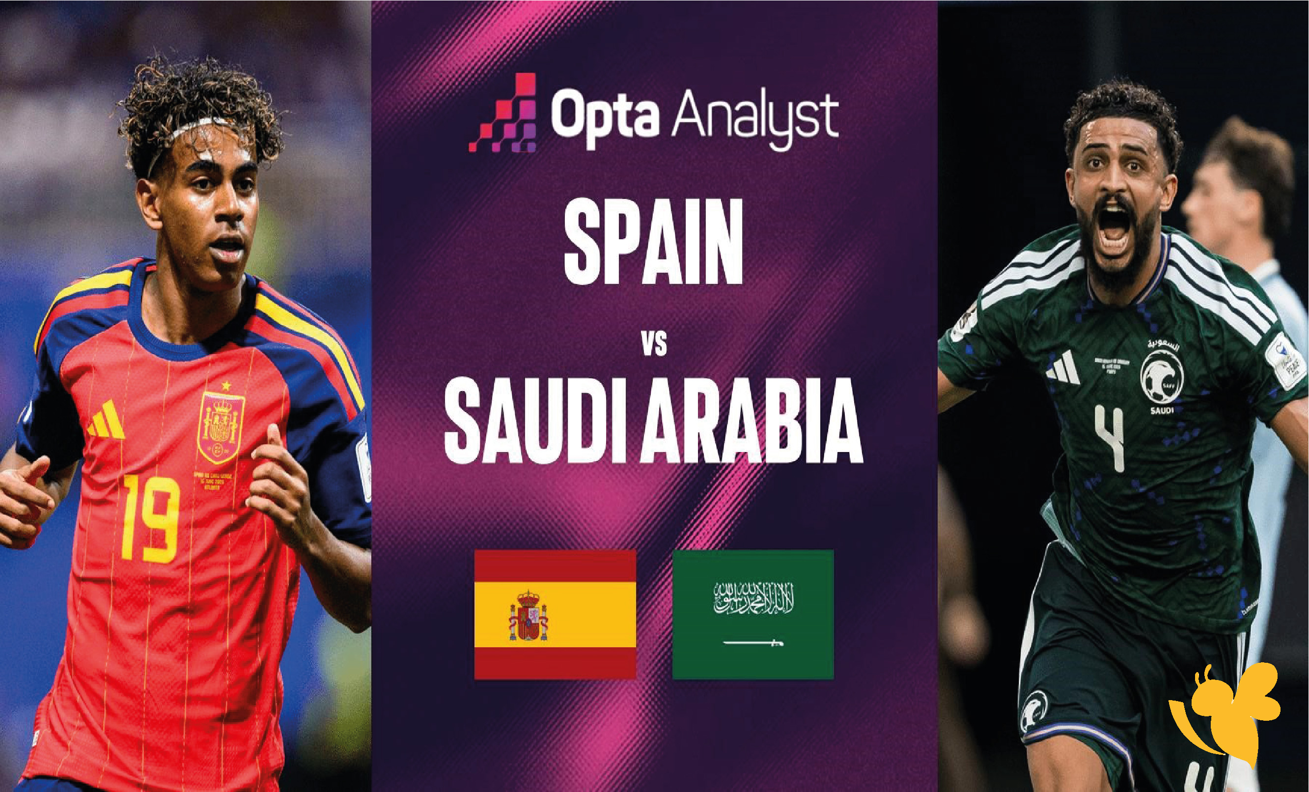 بث مباشر وحصري لمباراة&nbsp;إسبانيا ضد السعودية في كأس العالم 2026 بجودة HD