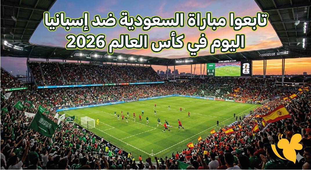 السعودية ضد إسبانيا بث مباشر اليوم في كأس العالم 2026.. الموعد والقنوات