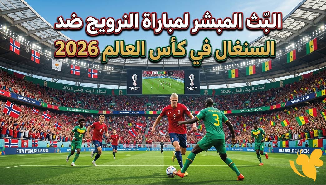 شاهدوا البث المباشر لمباراة النرويج ضد السنغال في كأس العالم 2026 عبر يلا لايف شاهدوا البث المباشر لمباراة النرويج ضد السنغال في كأس العالم 2026 عبر يلا لايف