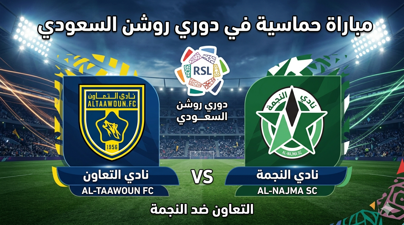 صراع البقاء يشتعل.. موعد مباراة التعاون ضد النجمة في دوري روشن السعودي