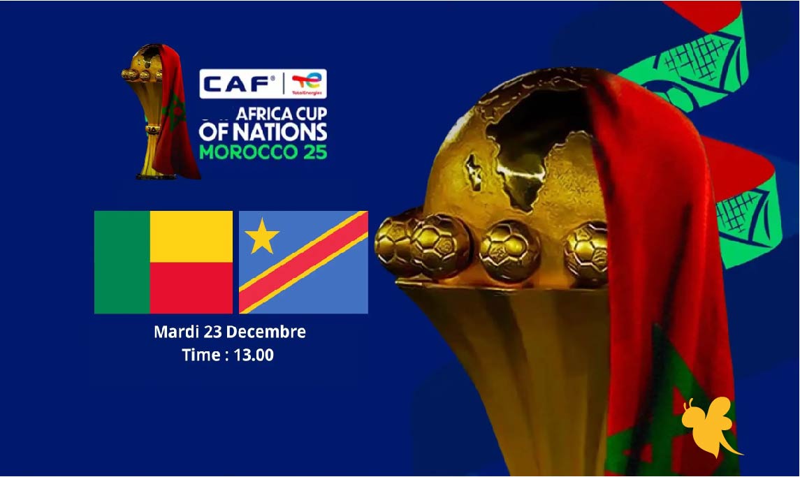 استعدوا لمشاهدة مباراة الكونغو الديمقراطية ضد بنين في كأس أمم أفريقيا 2025 مباشر&nbsp;