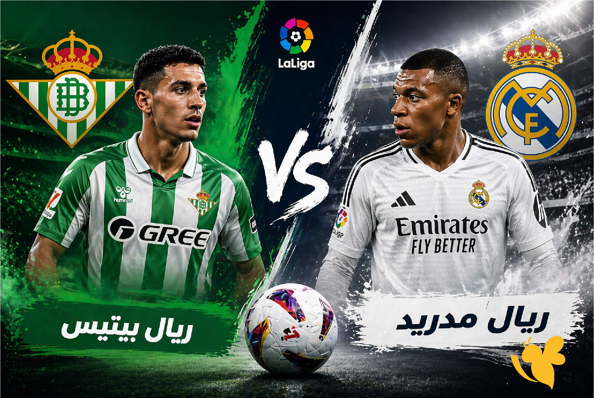 شاهد البث المباشر لمباراة ريال مدريد ضد&nbsp;ريال بيتيس في الدوري الإسباني 2026