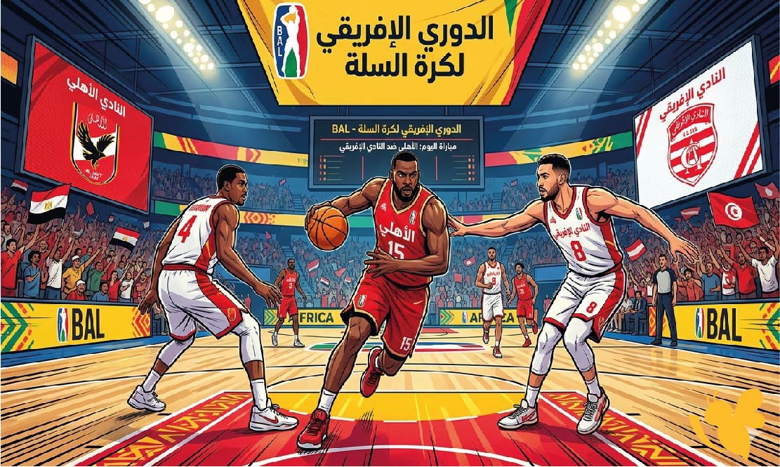 الأهلي ضد النادي الإفريقي اليوم في الدوري الإفريقي لكرة السلة 2026 &ndash; الموعد والقنوات الناقلة