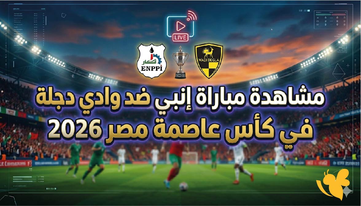 موقع يلا لايف بث مباشر مباراة إنبي ضد وادي دجلة في كأس عاصمة مصر 2026&nbsp;