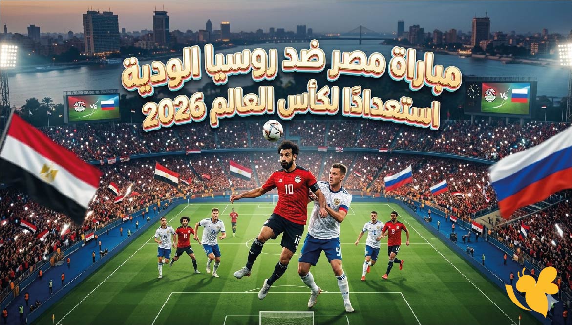 ترقبوا موعد مباراة مصر ضد روسيا الودية استعدادًا لكأس العالم 2026 والقنوات الناقلة