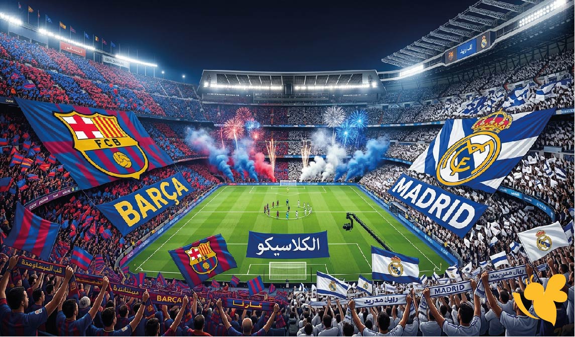 Yalla Shoot&nbsp;تابعوا&nbsp;البث المباشر لمباراة برشلونة ضد ريال مدريد اليوم في الدوري الإسباني