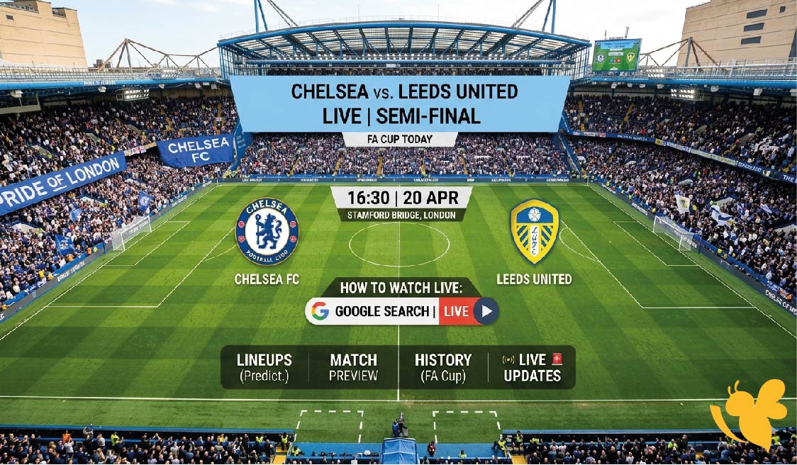 تفاصيل مباراة تشيلسي ضد ليدز يونايتد اليوم في نصف نهائي كأس الاتحاد الإنجليزي