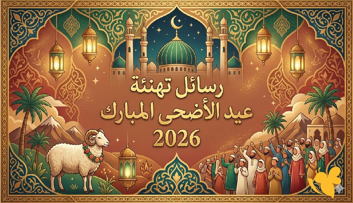 رسائل تهنئة عيد الأضحى المبارك 2026.. أجمل عبارات المعايدة للأحباب