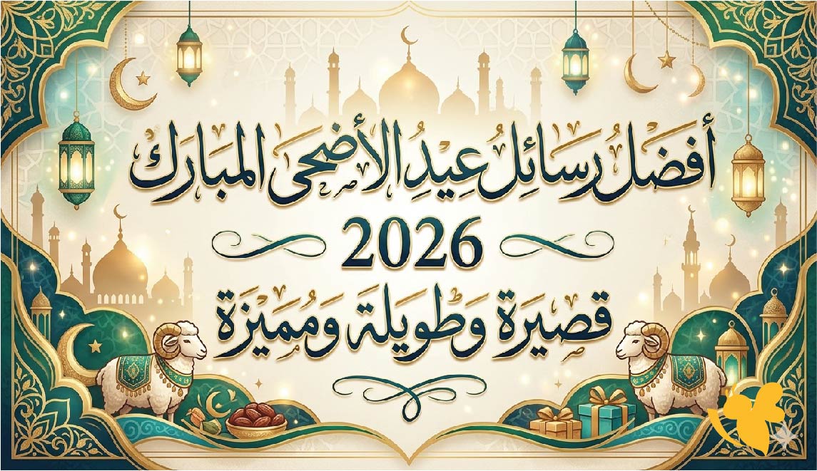 عيد الأضحى 2026.. أقوى رسائل تهنئة قصيرة ومميزة جاهزة للإرسال عيد الأضحى 2026.. أقوى رسائل تهنئة قصيرة ومميزة جاهزة للإرسال
