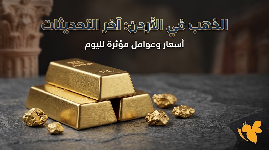 ارتفاع أسعار الذهب في الأردن اليوم.. تفاصيل عيار 24 و21 و18 والليرات