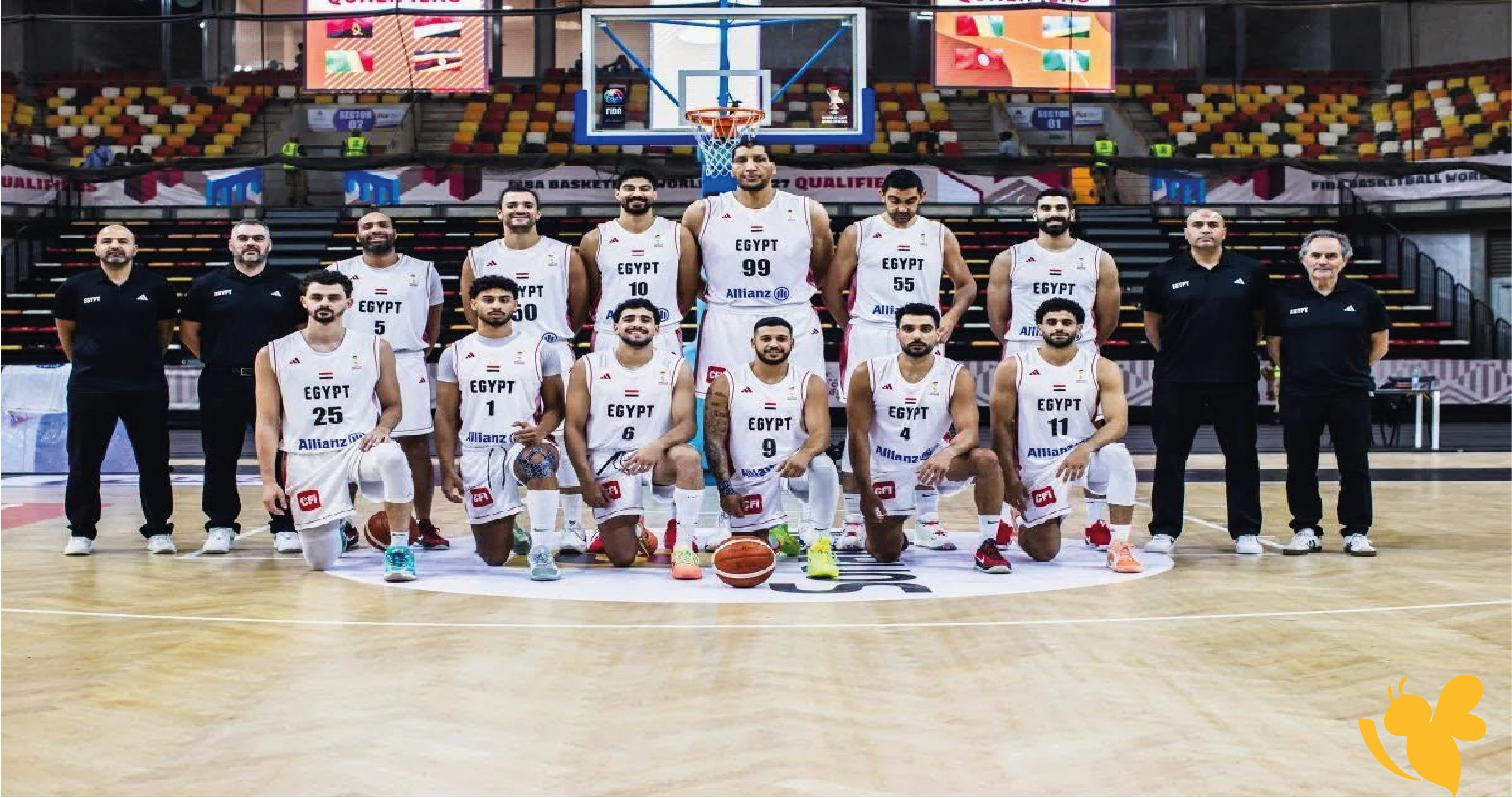 استمتع بمشاهدة بث مباشر مباراة مصر ضد السنغال لتصفيات كأس العالم لكرة السلة 2027