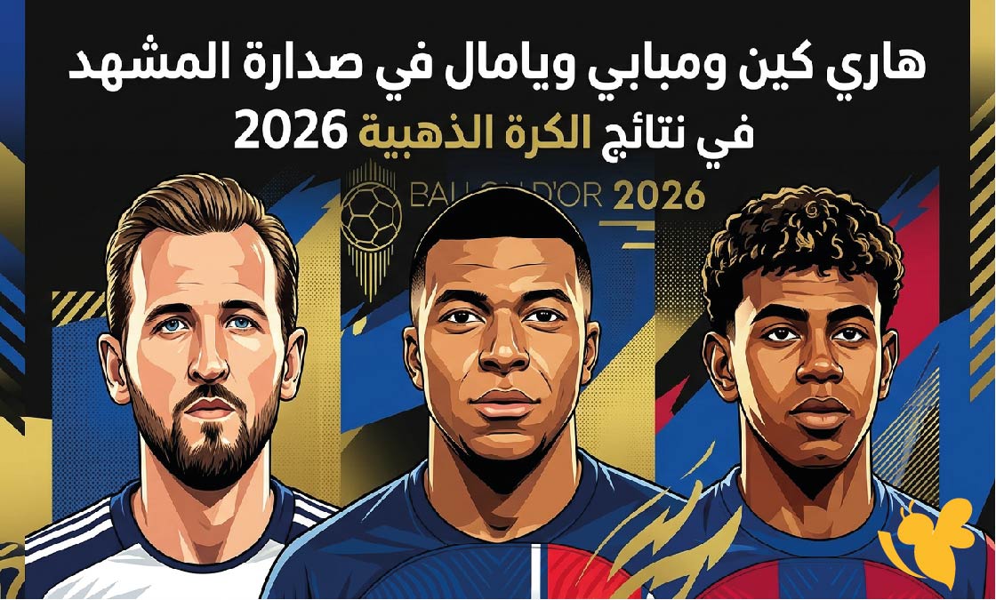 نتائج الكرة الذهبية 2026 كاملة.. هاري كين ومبابي ويامال في صدارة المشهد