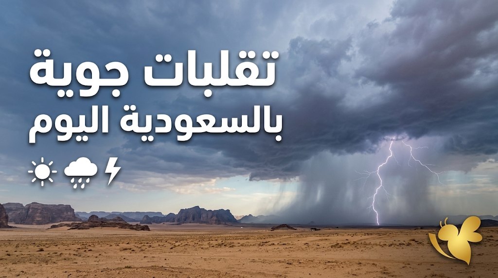 الأرصاد السعودية تحذر من أمطار غزيرة ورياح تتجاوز 60 كم/ساعة