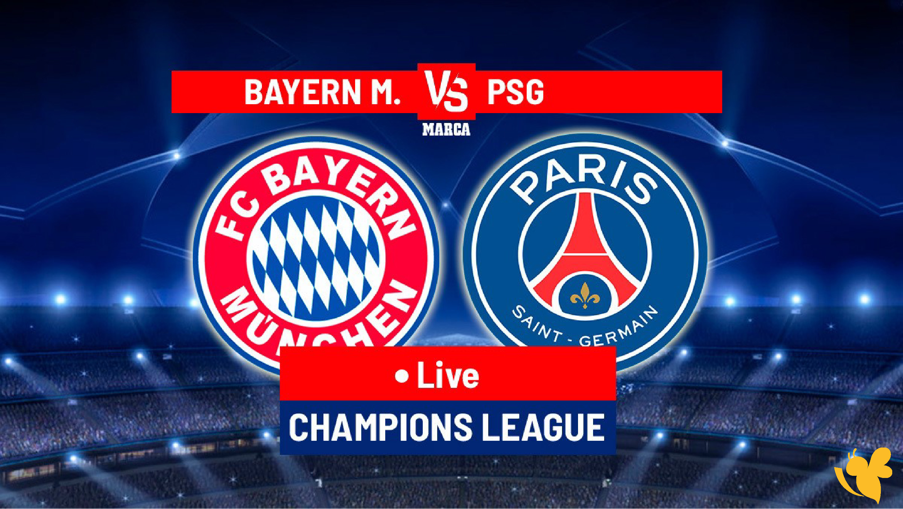 &nbsp;شاهد بث مباشر مباراة باريس سان جيرمان ضد بايرن ميونخ في&nbsp;دوري أبطال أوروبا 2026