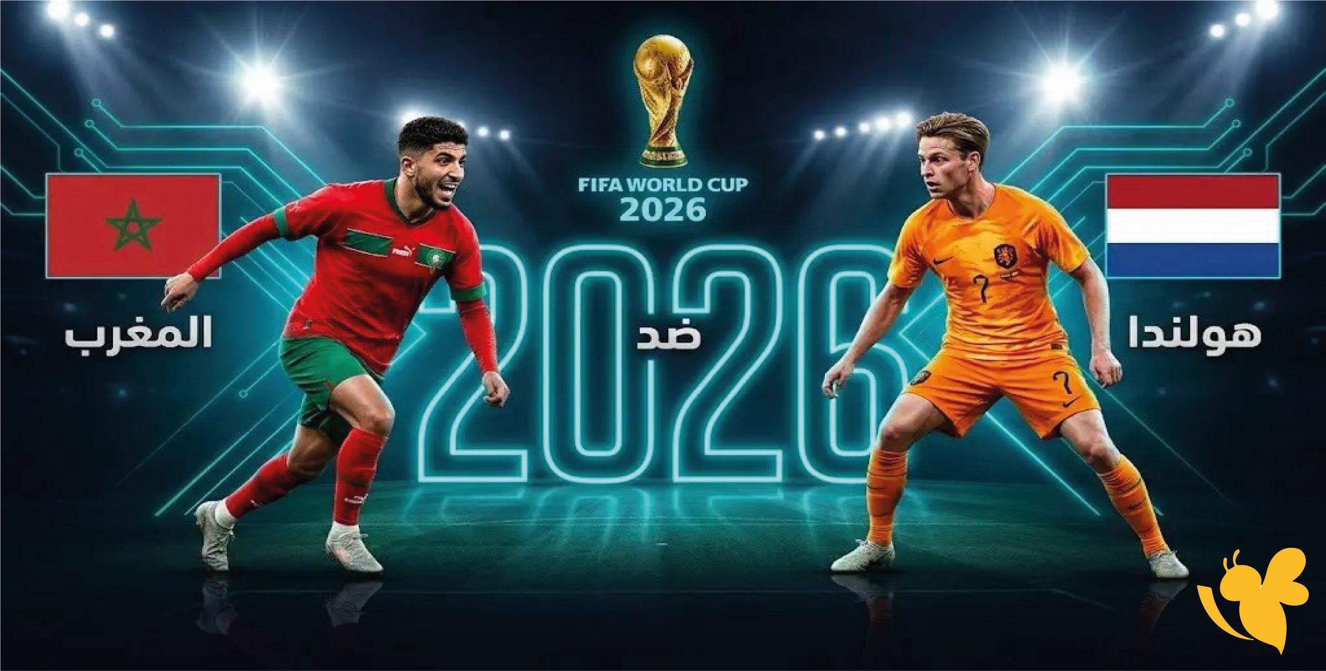 صدام مرتقب.. موعد مباراة المغرب ضد هولندا في كأس العالم 2026 والقنوات الناقلة
