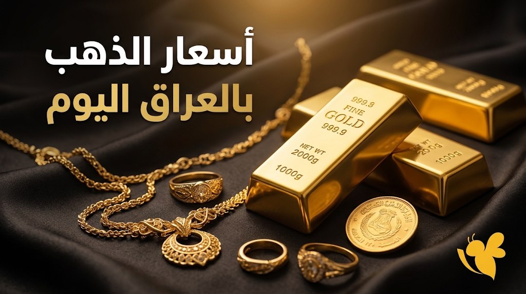 تراجع أسعار الذهب في العراق اليوم.. سعر الغرام والمثقال والأونصة