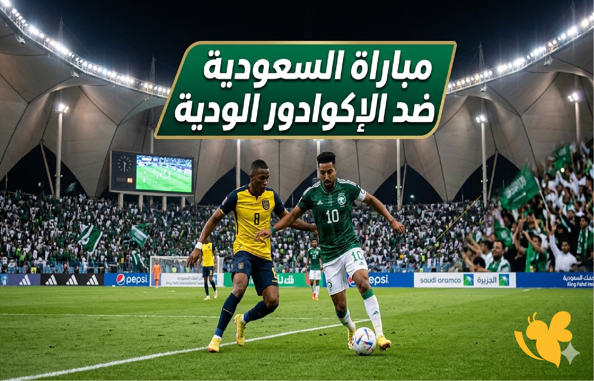 تعرف على موعد مباراة السعودية ضد الإكوادور الودية والقنوات الناقلة