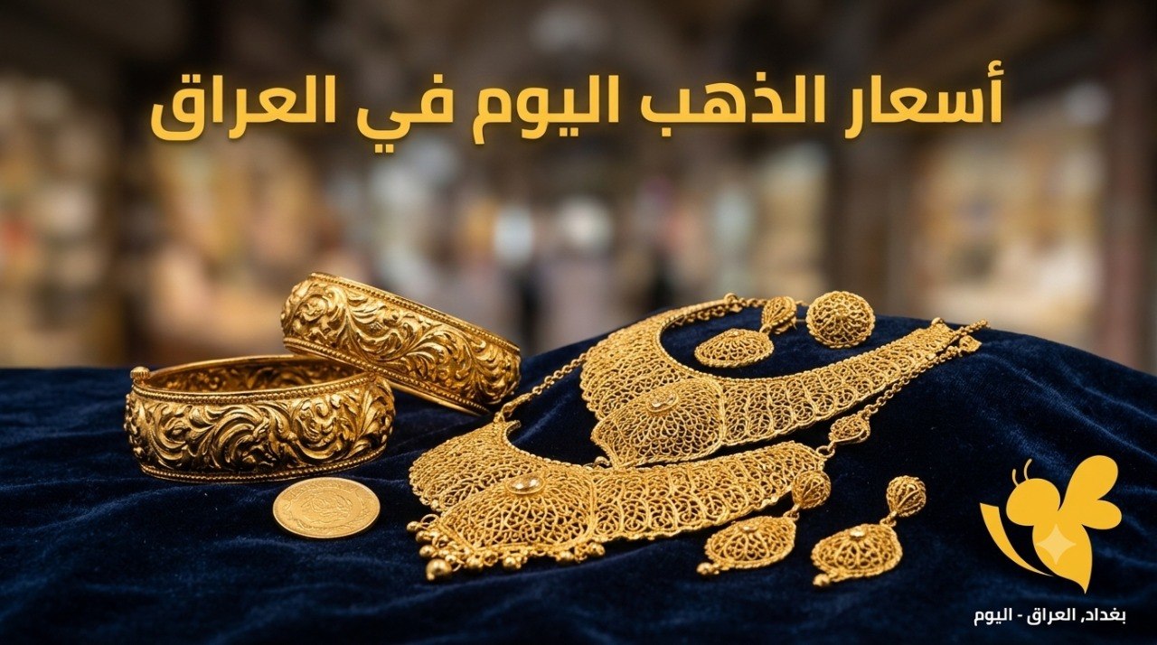 ارتفاع أسعار الذهب في العراق.. سعر عيار 24 و21 و18 والمثقال
