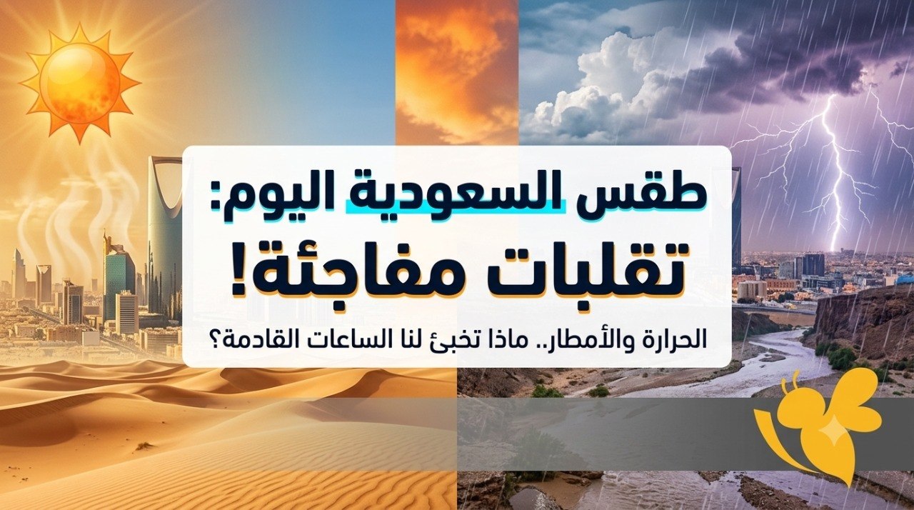 الأرصاد تحذر.. أمطار رعدية وحرارة تقترب من 50 درجة في السعودية