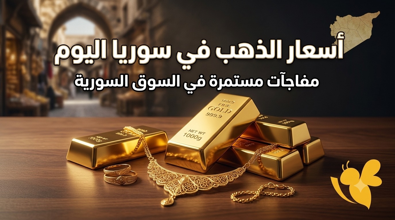 انخفاض ملحوظ في أسعار الذهب بسوريا.. تعرف على الأسعار الجديدة