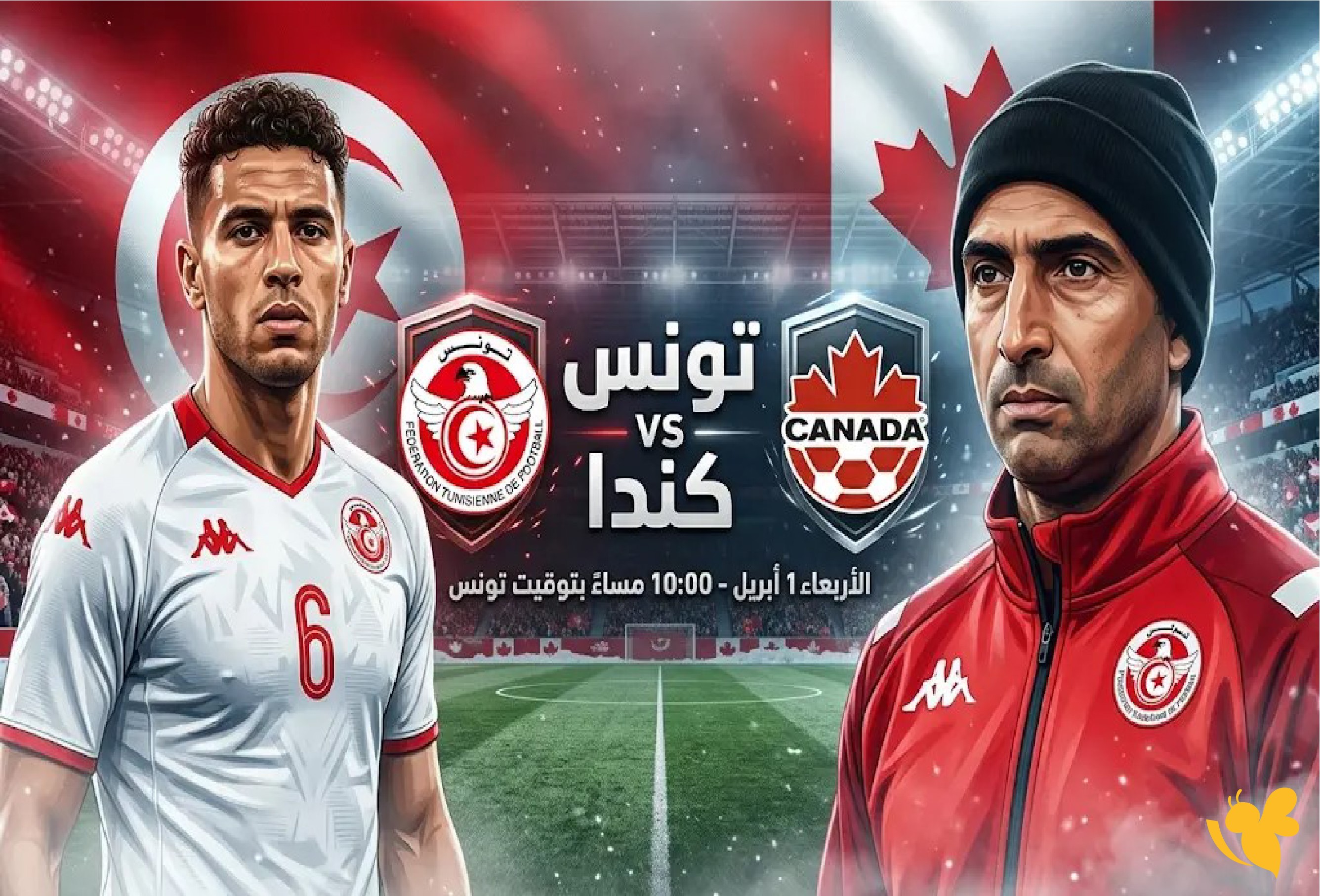 تعرف على موعد مباراة تونس وكندا الودية والقنوات الناقلة ضمن استعدادات المونديال