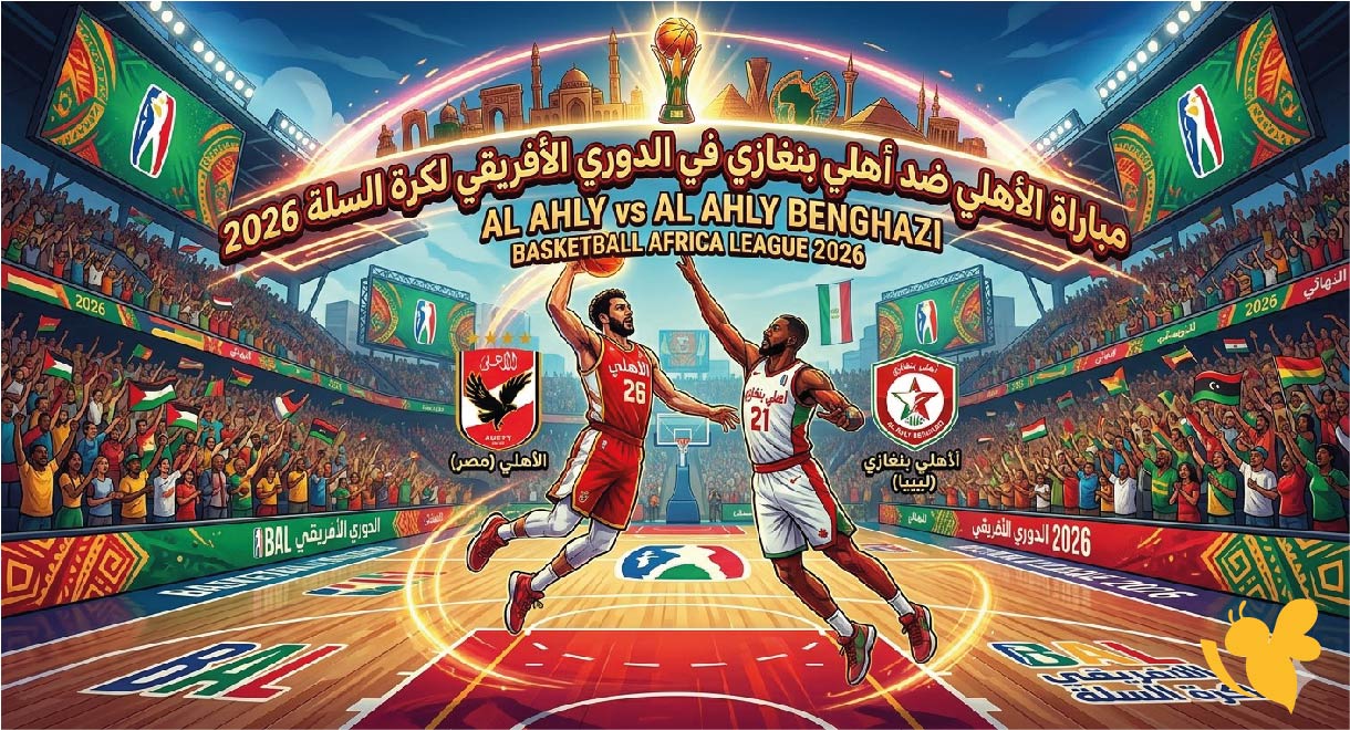 صراع البرونزية.. موعد مباراة الأهلي ضد أهلي بنغازي في الدوري الأفريقي لكرة السلة 2026