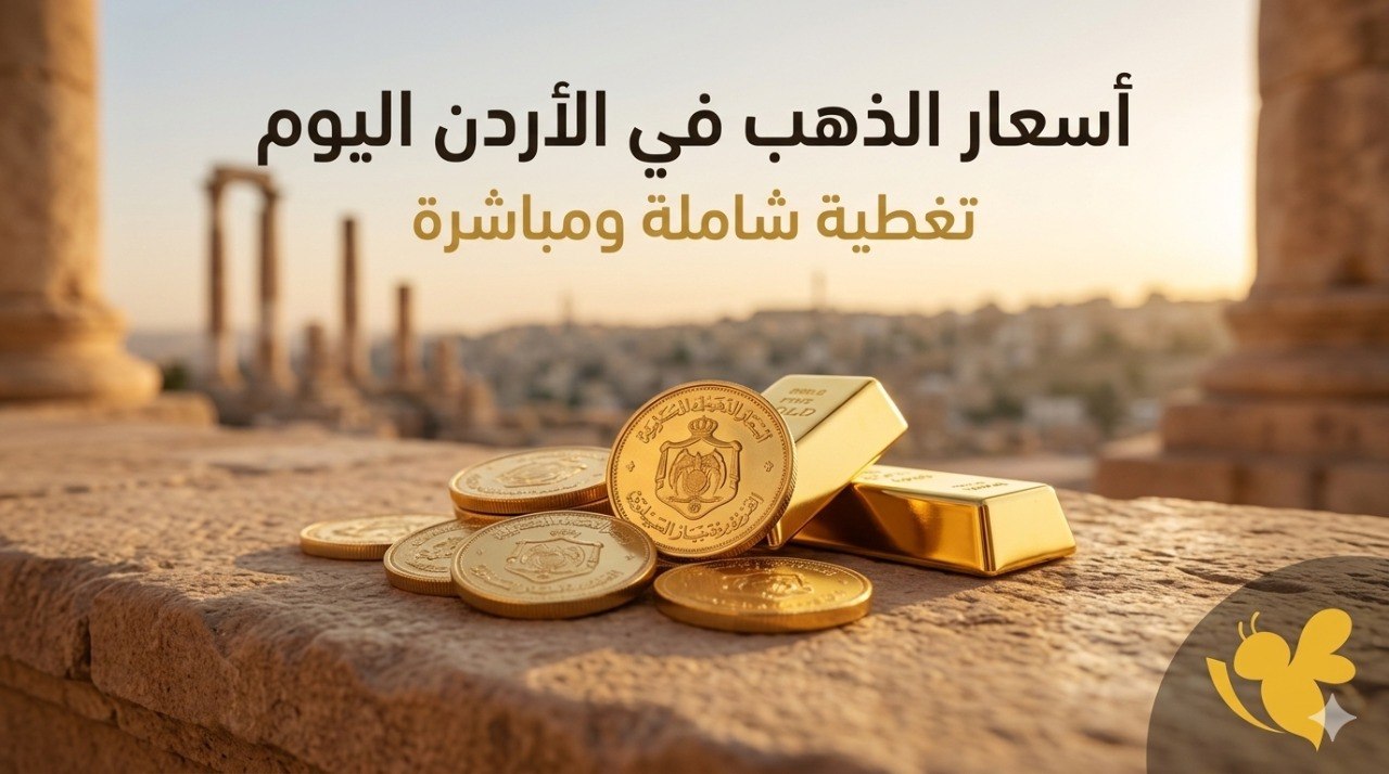 أسعار الذهب في الأردن اليوم.. عيار 24 و21 و18 بدون تغييرات كبيرة