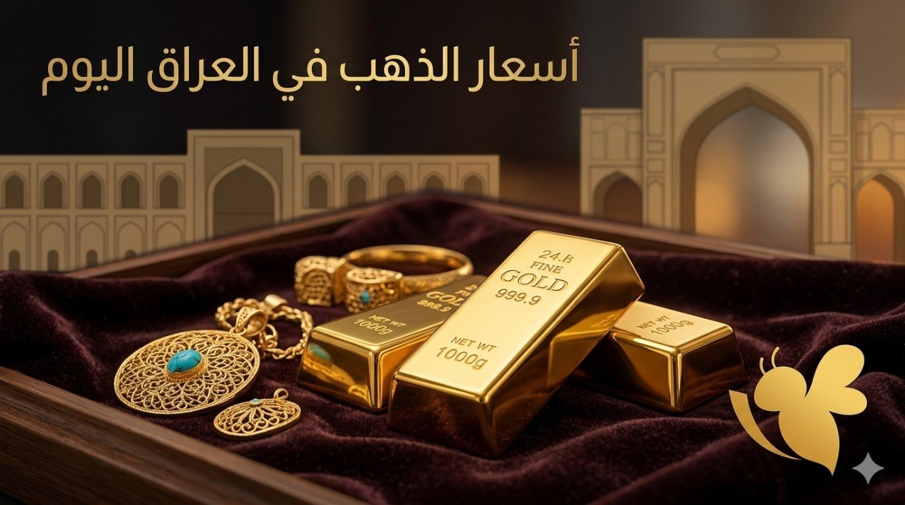 كم بلغ سعر الذهب في العراق اليوم؟ تعرف على أسعار الأعيرة والمثقال