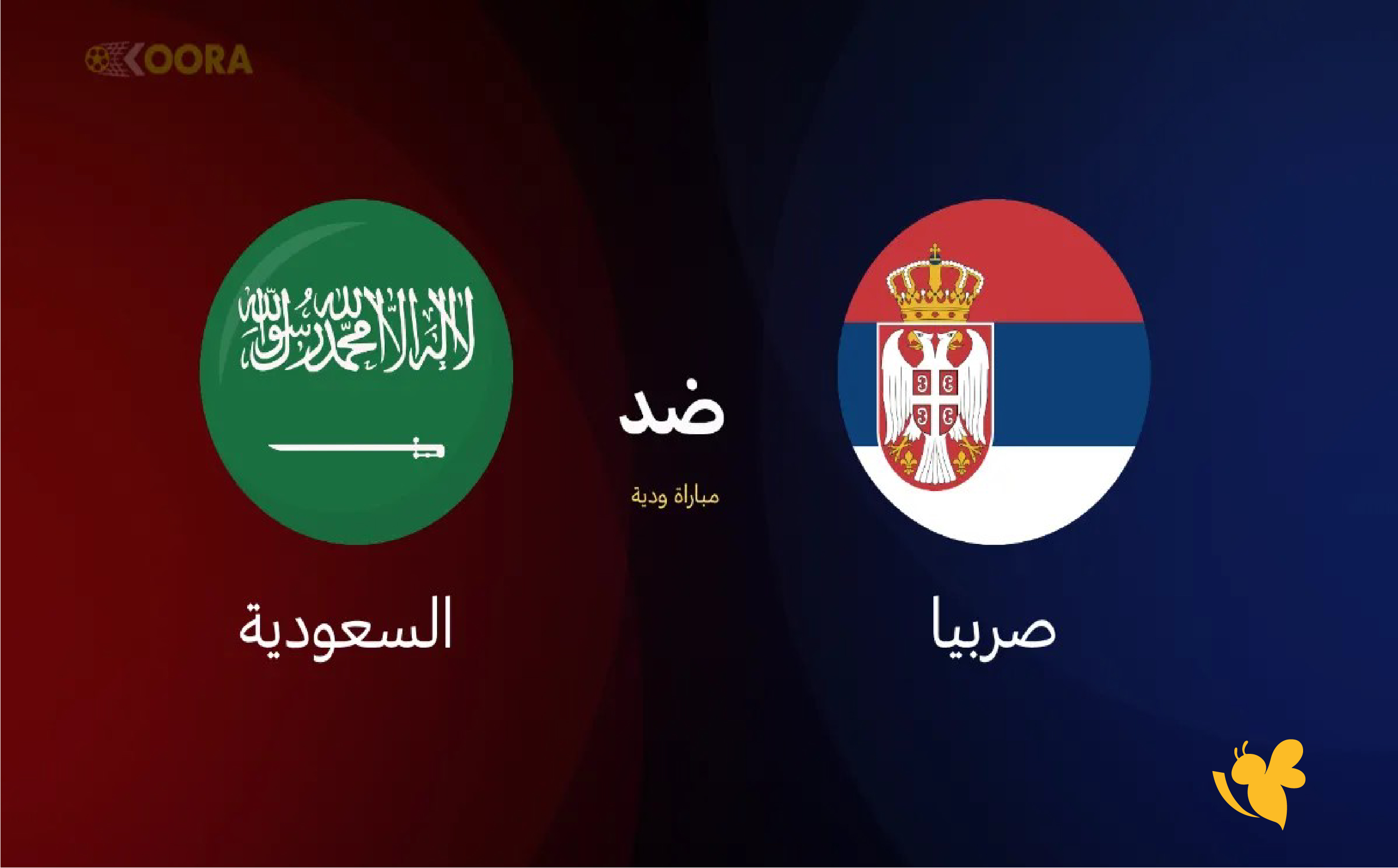 رابط البث المباشر لمباراة السعودية ضد صربيا الودية اليوم 2026&nbsp;