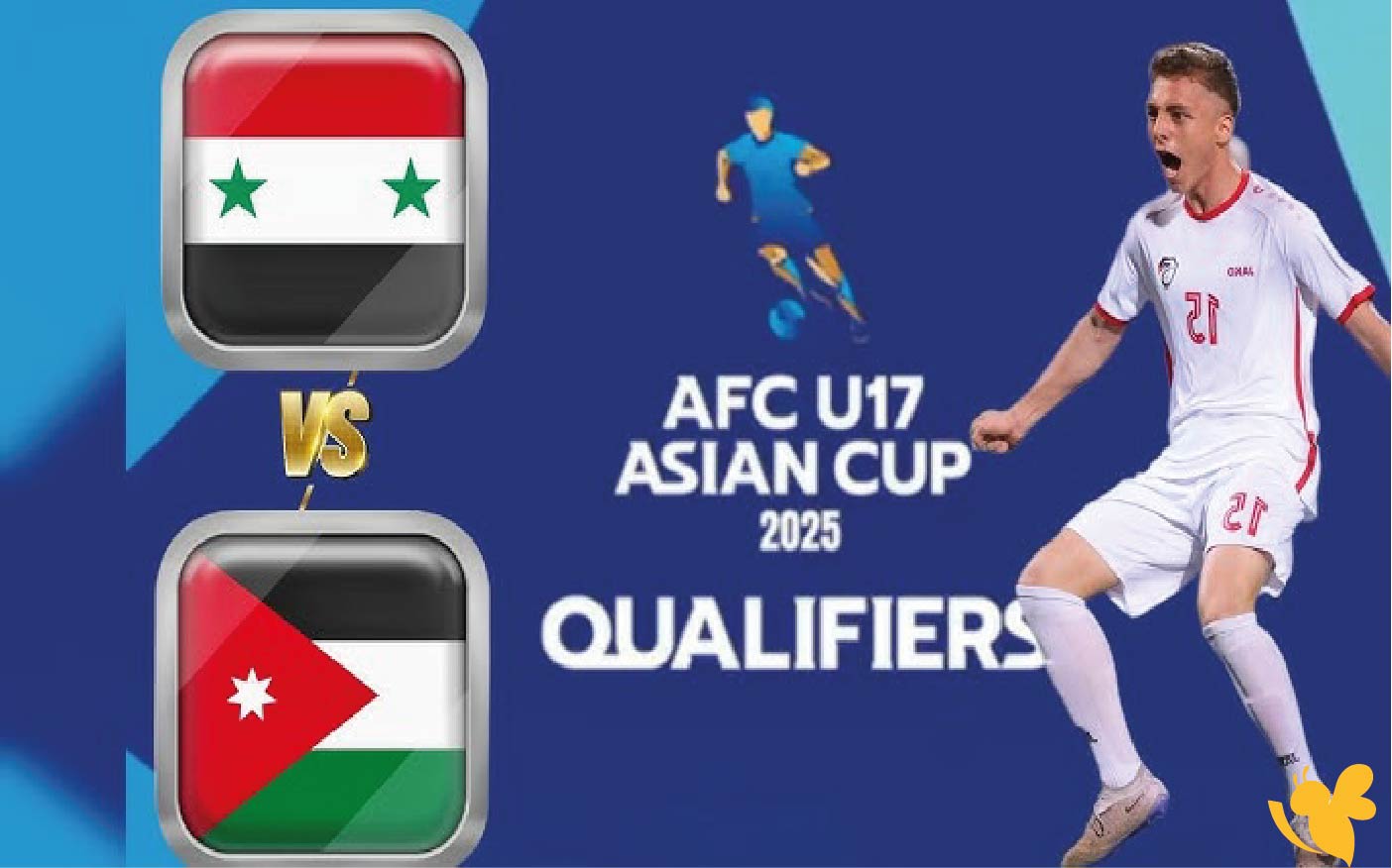 Yalla shoot شاهد&nbsp;مباراة سوريا والاردن في بطولة غرب آسيا للناشئين تحت 17 سنة بث مباشر