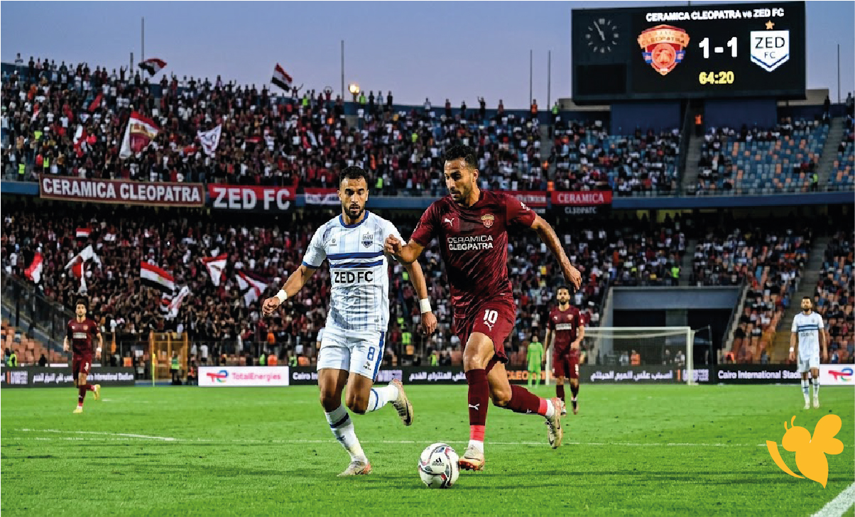 رابط البث المباشر&nbsp;مباراة سيراميكا كليوباترا ضد زد إف سي في&nbsp;الدوري المصري الممتاز